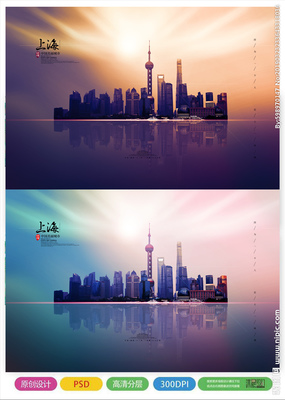 上海風(fēng)光設(shè)計圖__廣告設(shè)計_廣告設(shè)計_設(shè)計圖庫